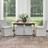 Diane Slipcover Performance Dining Chair with Casters - Light Gray Upholstered Dining Chair | Modern Dining Chairs | Kinwell Furniture | Performance Fabric Dining Chairs